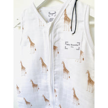 Load image into Gallery viewer, Giraffe Muslin Sleeping Bag | Front Opening | 1.5 TOG