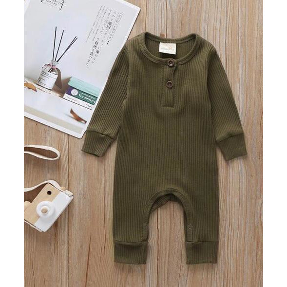 Baby Romper | Classic Range in Olive Green